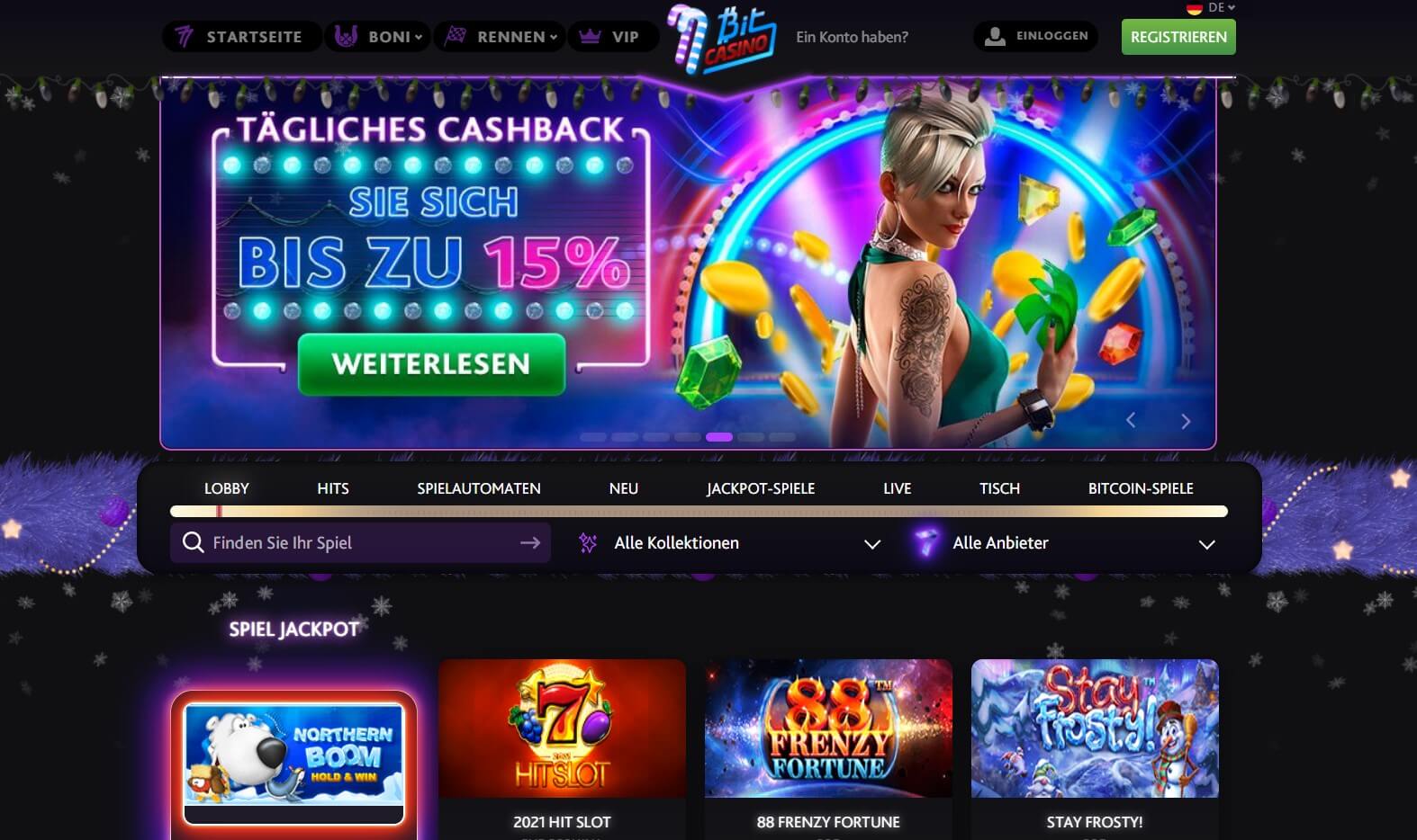 7bit casino cashback