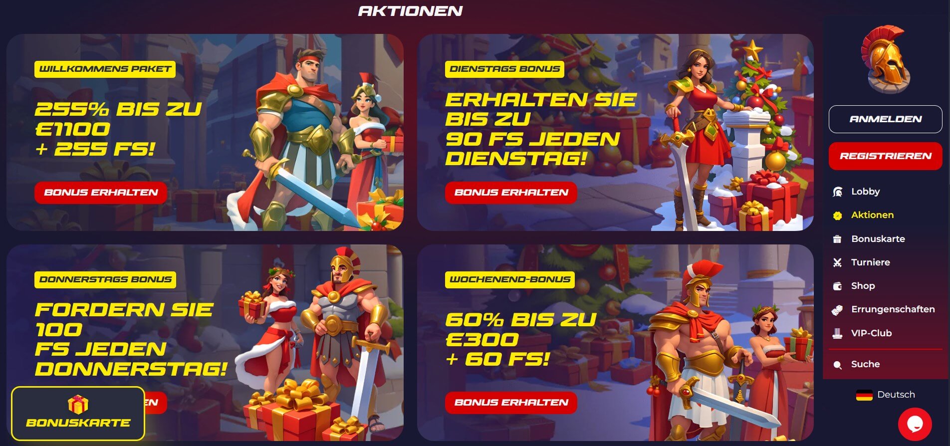 Slota Casino Aktionen